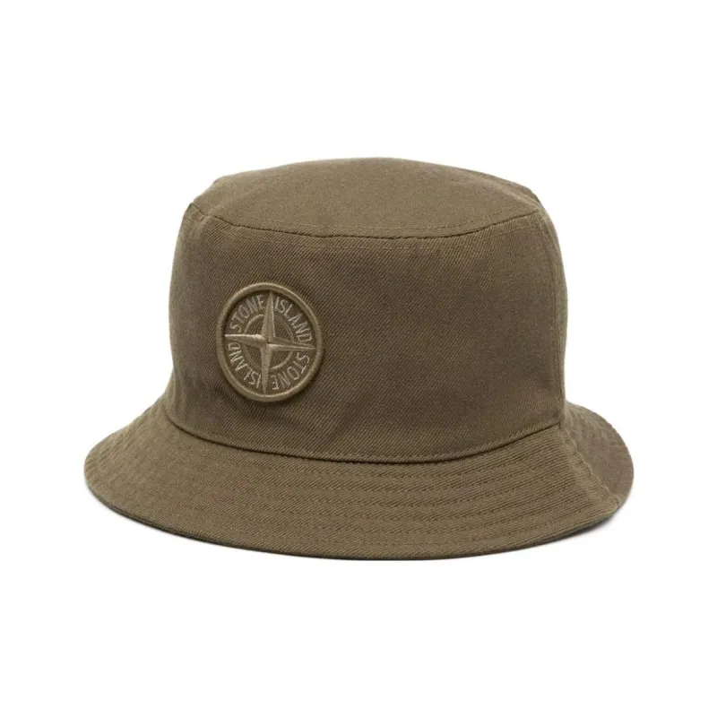 STONE ISLAND Acrylic Bucket Hats Men's Dark Green-0
