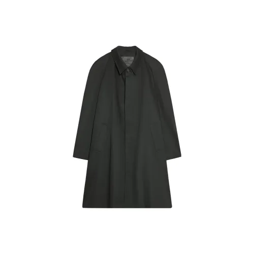 ZARA Trench Coats Men Black