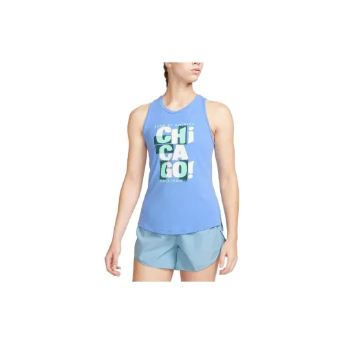 Nike Tank Tops Women's Blue