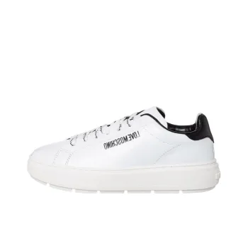 LOVE MOSCHINO Low Top Skateboard Shoes Women's White