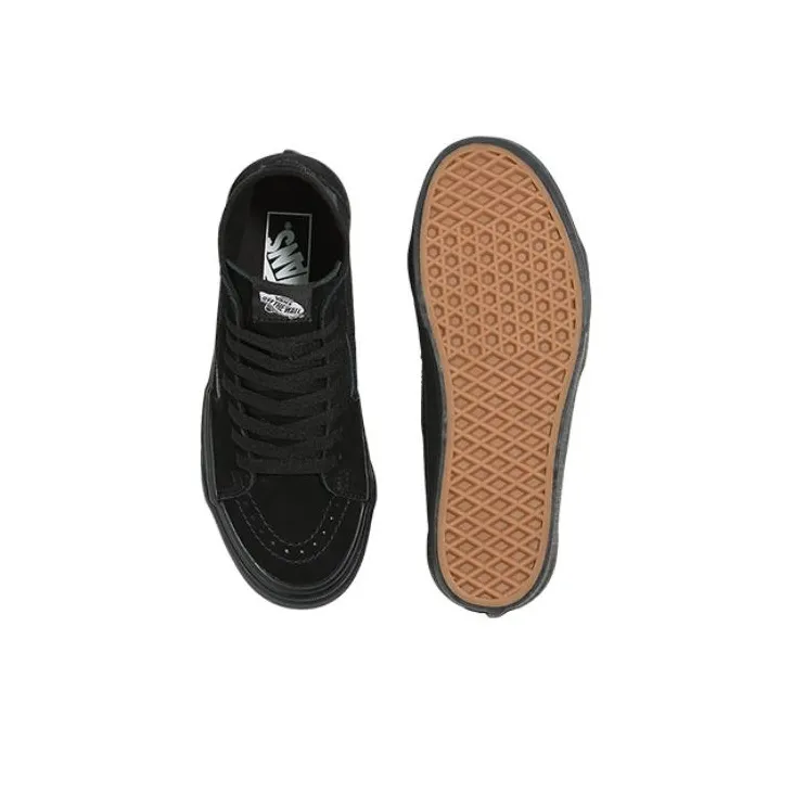 Vans Sk8 Hi Tapered Stackform Suede Canvas 'Black'-3