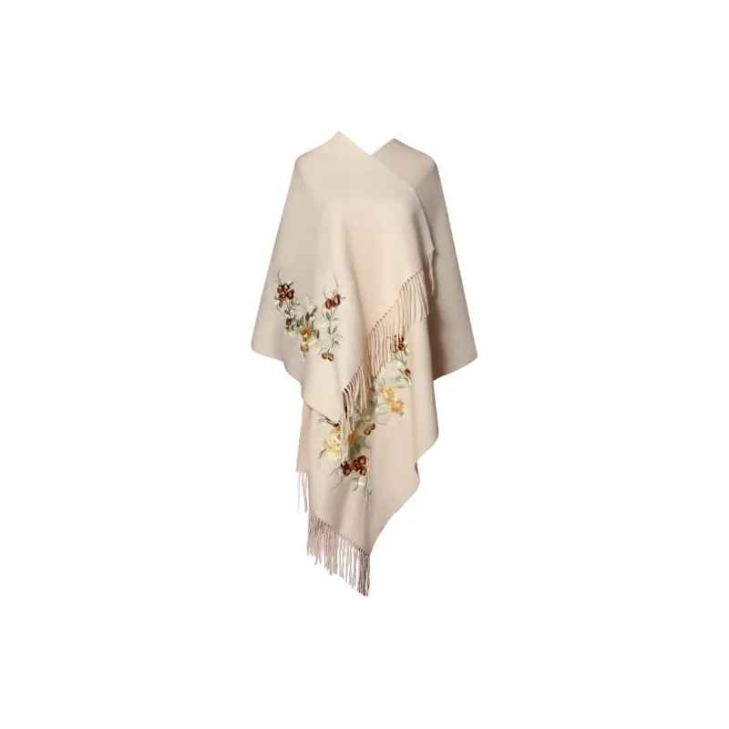 MERRIDARNO Wool Knit Scarves Women's-1