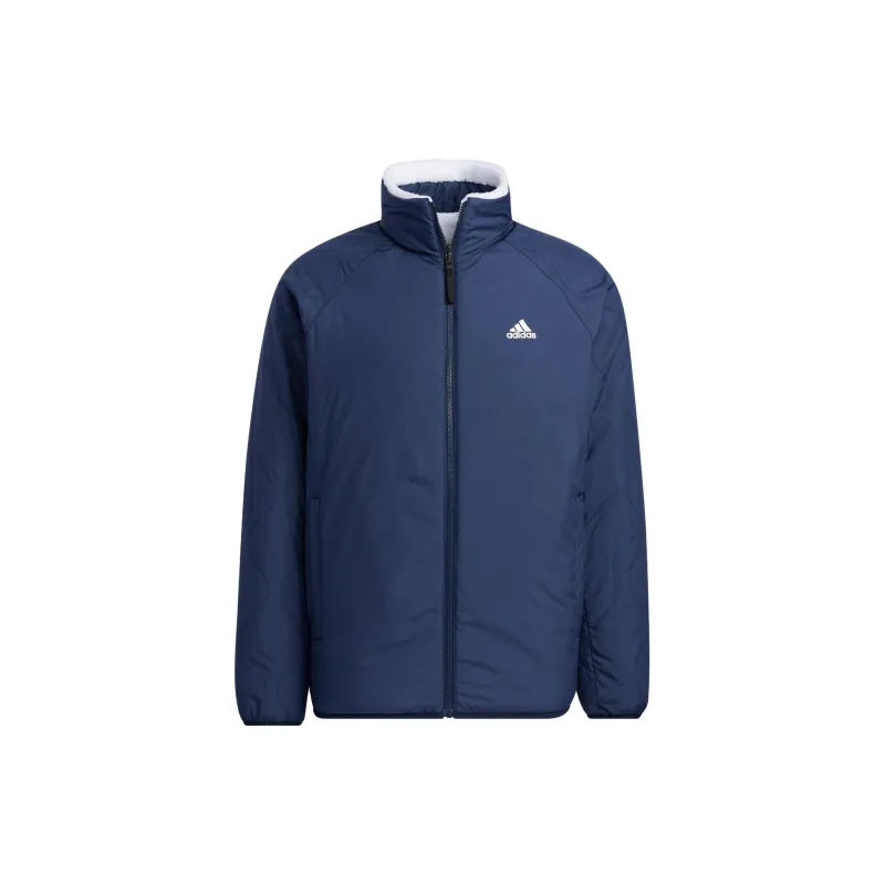 Adidas Reversible Sherpa Jacket Coat Unisex White-1