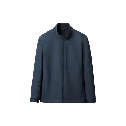 HLA Jackets Men Blue Gray B7