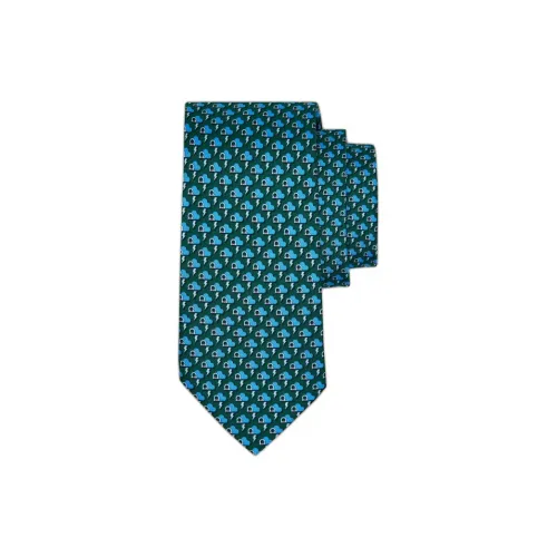 Ferragamo Terrier-print Silk Tie