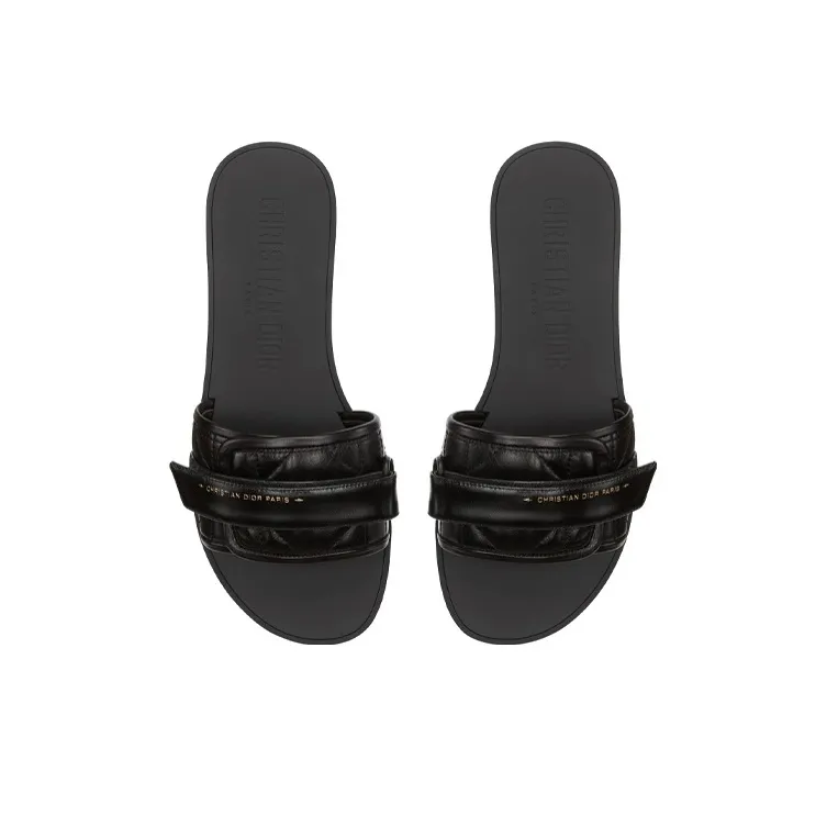 DIOR Diorevolution Slide Slippers Women's Black-4