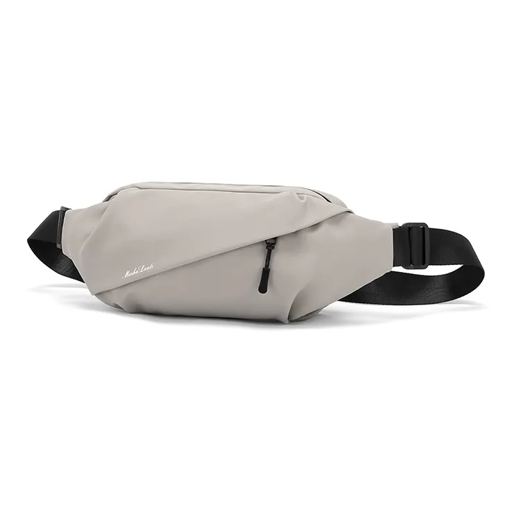 MashaLanti PVC Fanny Pack Crossbody Bags Regular Men's Black/Khaki-7