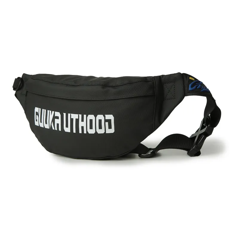 Guuka Fabric Fanny Pack Regular Unisex Black-0