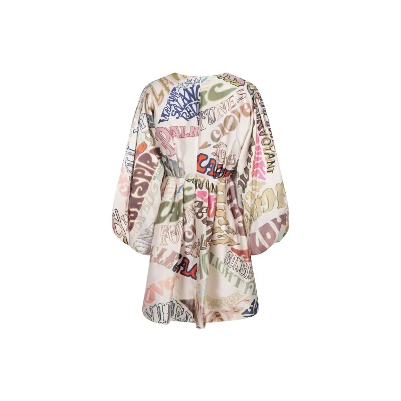 Zimmermann Long-Sleeved Dresses Women's White-1