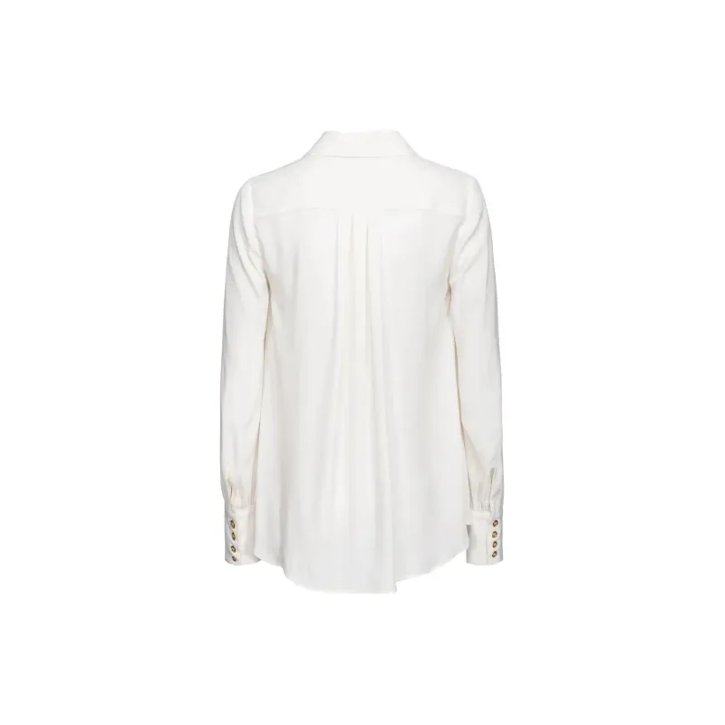 PINKO Split-neck Long-sleeve Blouse-1