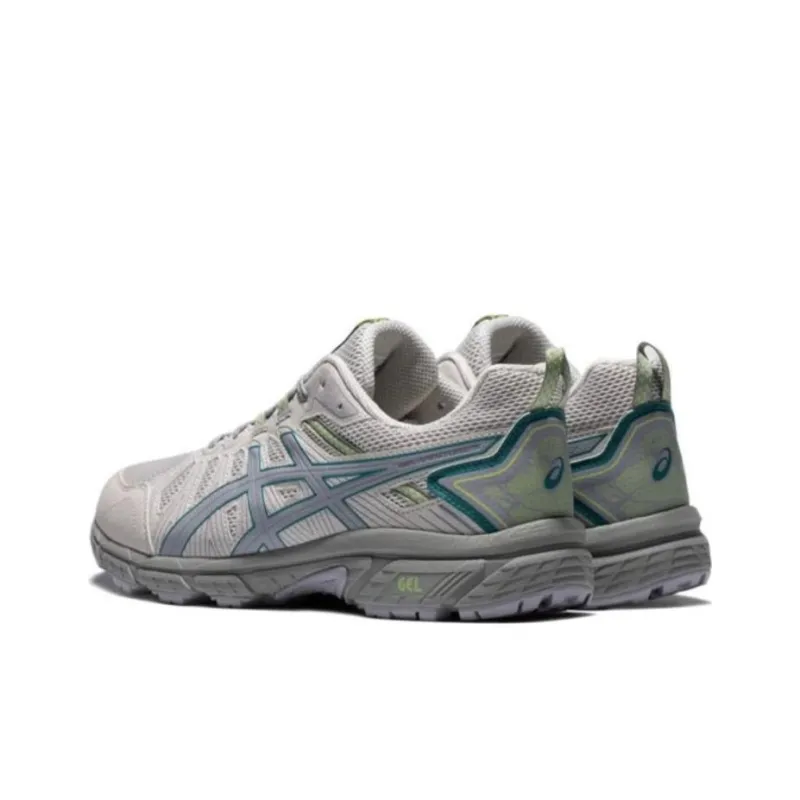 Asics Gel-Venture 7 Wear-Resistant Low-Top Running Shoes Unisex Gray Blue-1