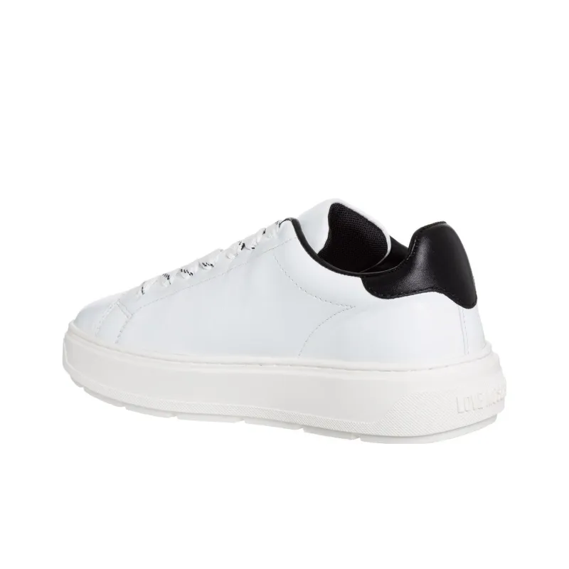 LOVE MOSCHINO Low Top Skateboard Shoes Women's White-2