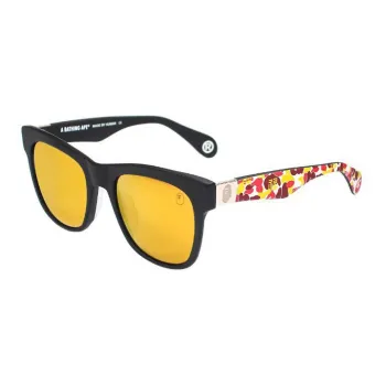 A BATHING APE Acetate Oval Sunglasses Unisex