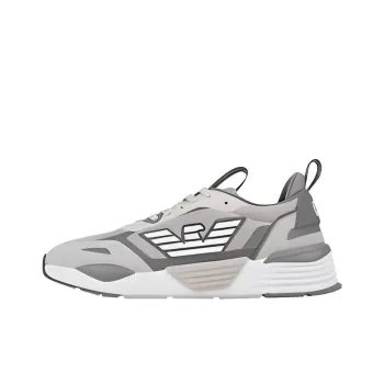 EMPORIO ARMANI Low Top Casual Shoes Men's Light Coffee