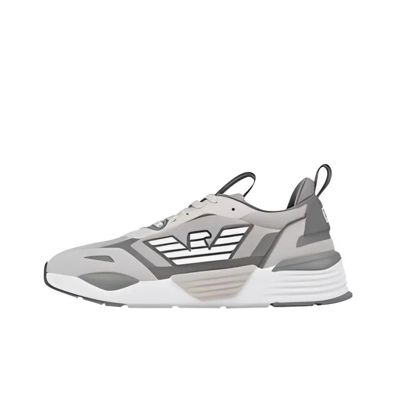EMPORIO ARMANI Low Top Casual Shoes Men's Light Coffee-0