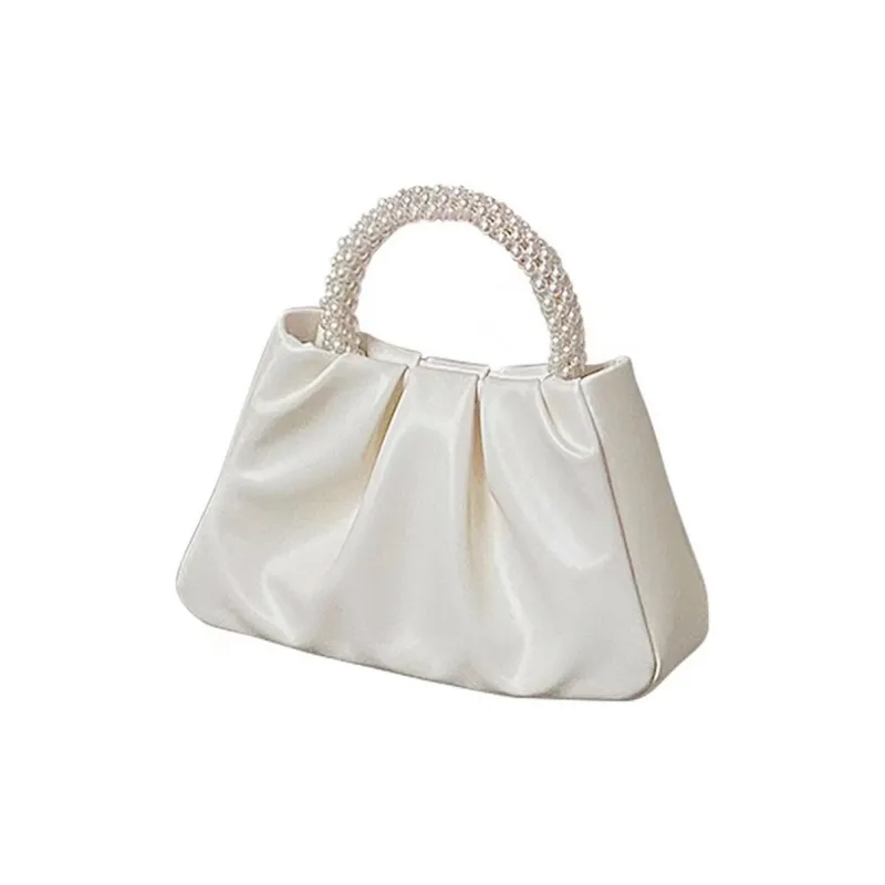 NOMK PU Cortex Cloud Bag Shoulder Bag Crossbody Bag Soft Leather Bag Handbag Medium Size Women's Multicolor-2