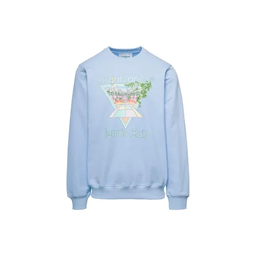 CASABLANCA Sweatshirts Men Light Blue