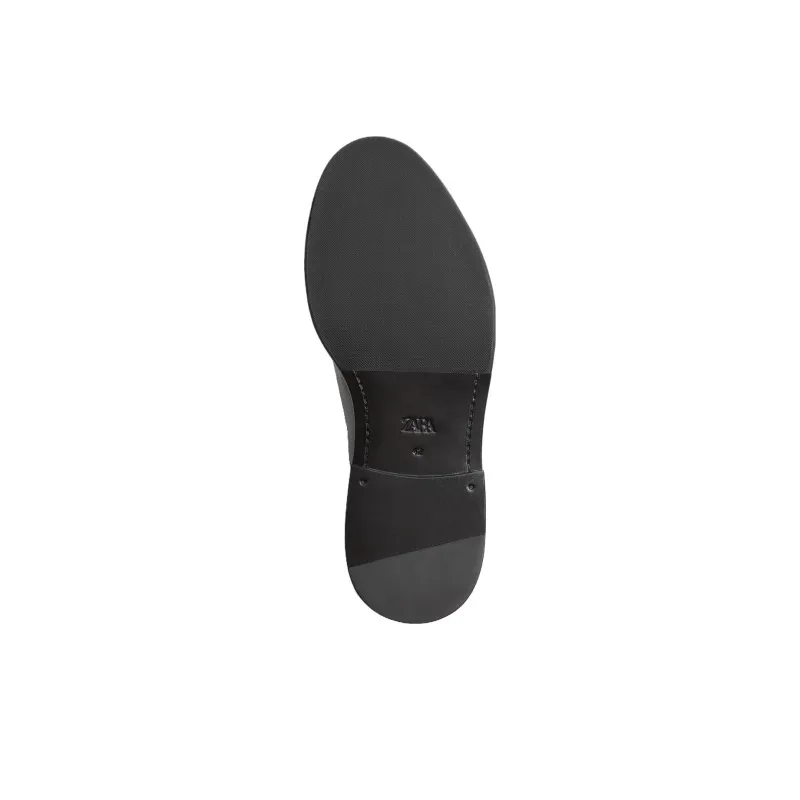 ZARA Dress Shoes Men Low-Top Black-3