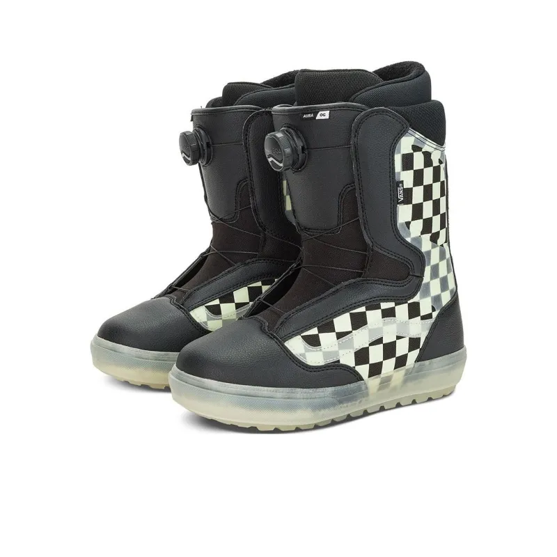 Vans Aura Og Checkerboard 'Black White'-2