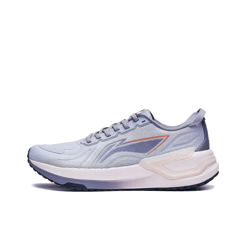 LiNing YueYing 3.0 Cushioning Breathable Support Low Top Casual Running Shoes Men's Dove Gray-0