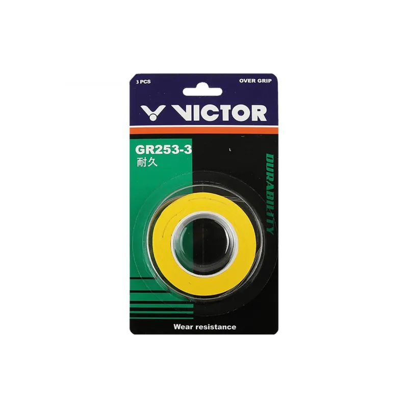 VICTOR Badminton Grip Tape Yellow PU Thickened-0