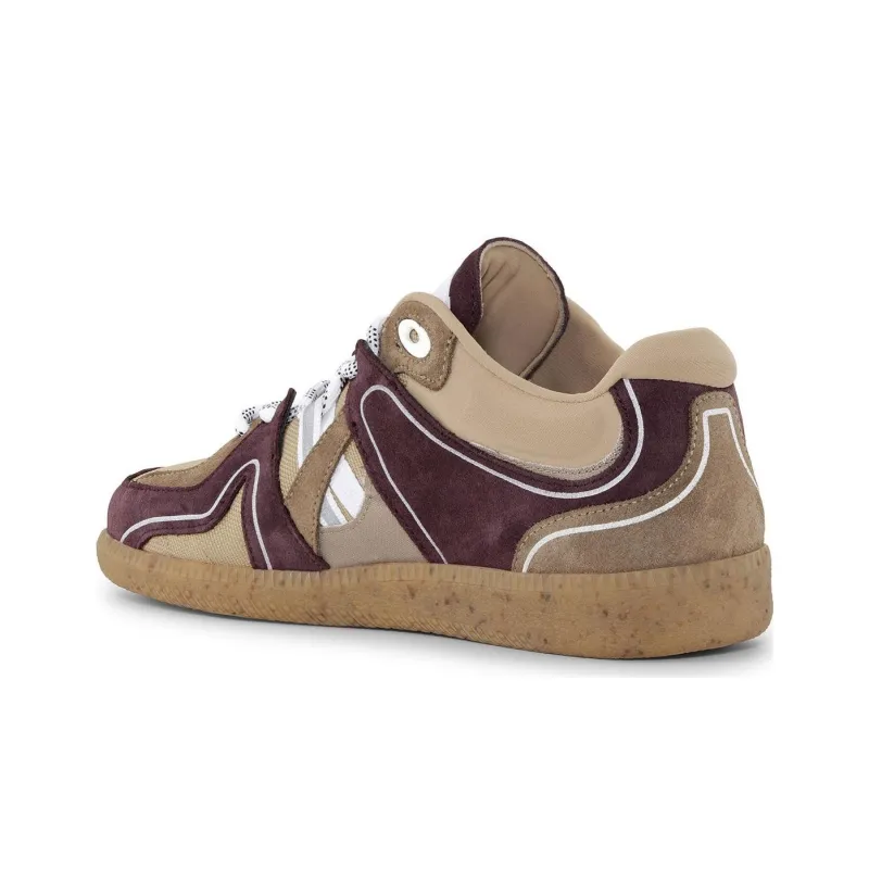 GANNI Wear-Resistant Low-Top Skateboard Shoes Women's Brown-3