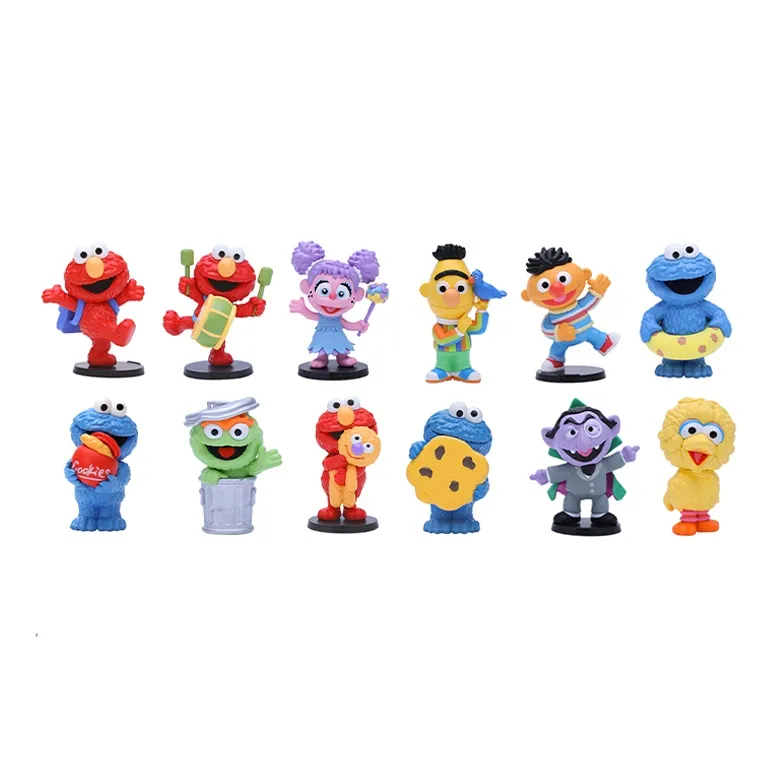 POP MART Sesame Street Characters Basic Collection Blind Box Products Single Mystery Box/Full Box 12 Pcs-0