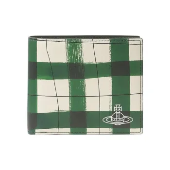 Vivienne Westwood Cow Leather Wallet Women's Green