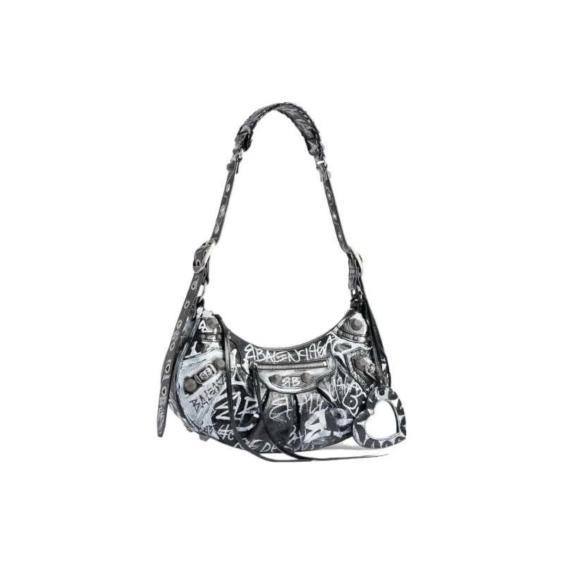 Balenciaga Le Cagole Fine Grained Sheepskin Portable Crossbody Bag, Shoulder Bag Small Size Women's-1