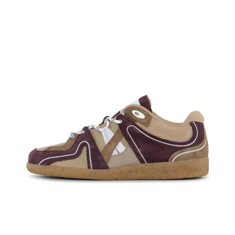 GANNI Wear-Resistant Low-Top Skateboard Shoes Women's Brown-0