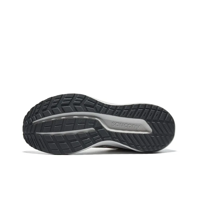 Saucony Cushioning Abrasion Resistant Breathable Low Top Casual Running Shoes Unisex Gray-4