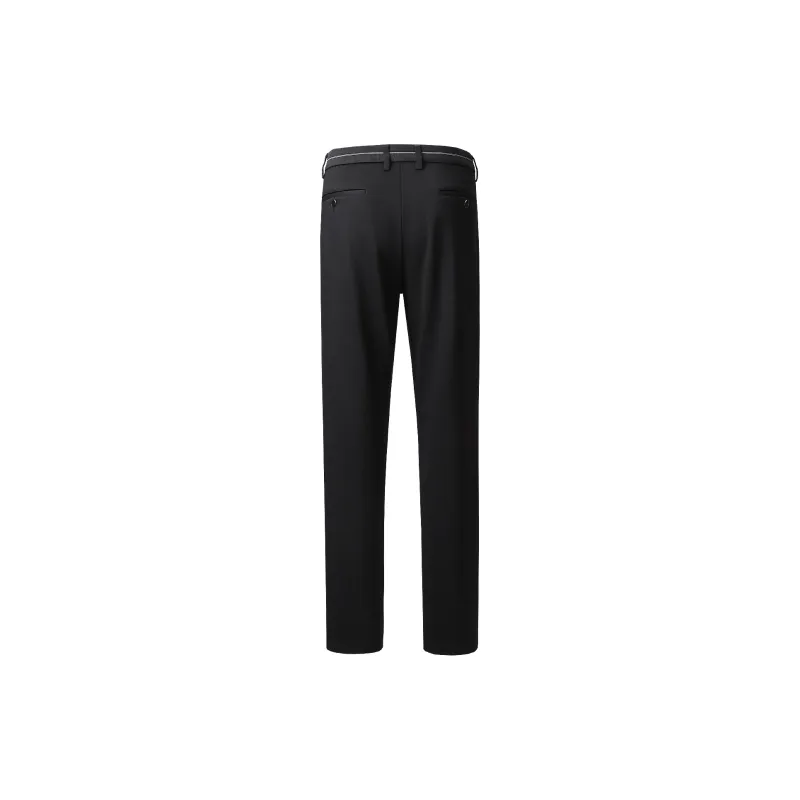 HLA Casual Pants Men Navy Blue Pattern U7-1