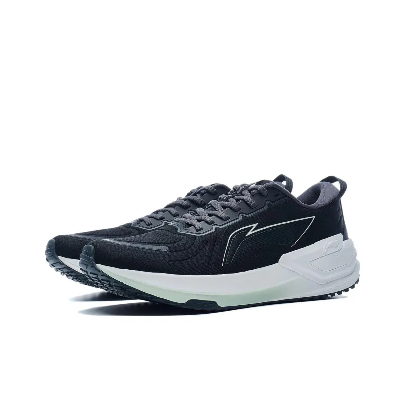 LiNing YueYing 3.0 Cushioned Slip Resistant Support Low Top Casual Running Shoes Men's Black-2