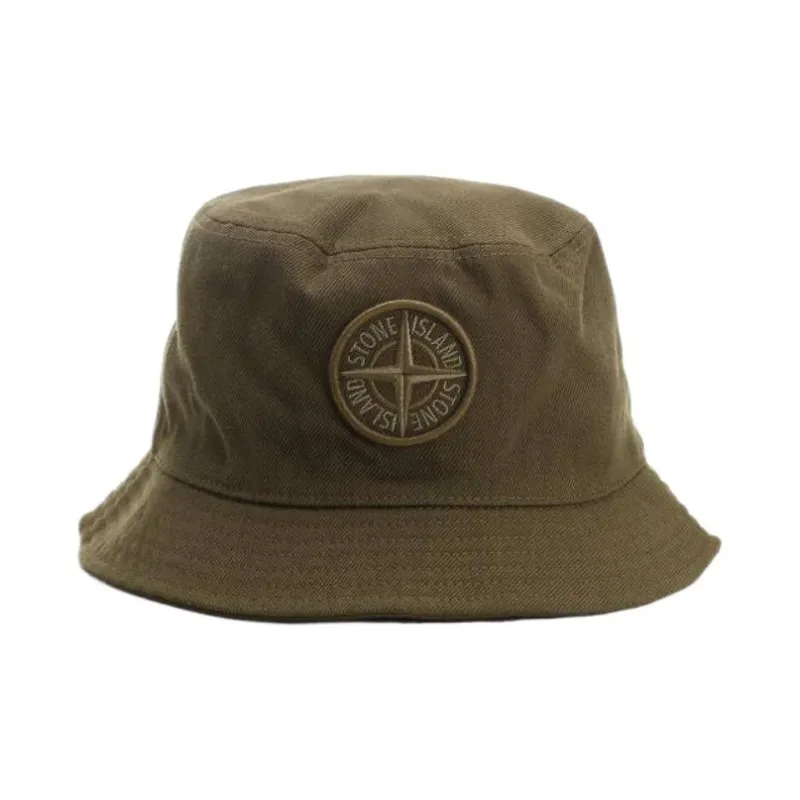 STONE ISLAND Acrylic Bucket Hats Men's Dark Green-1