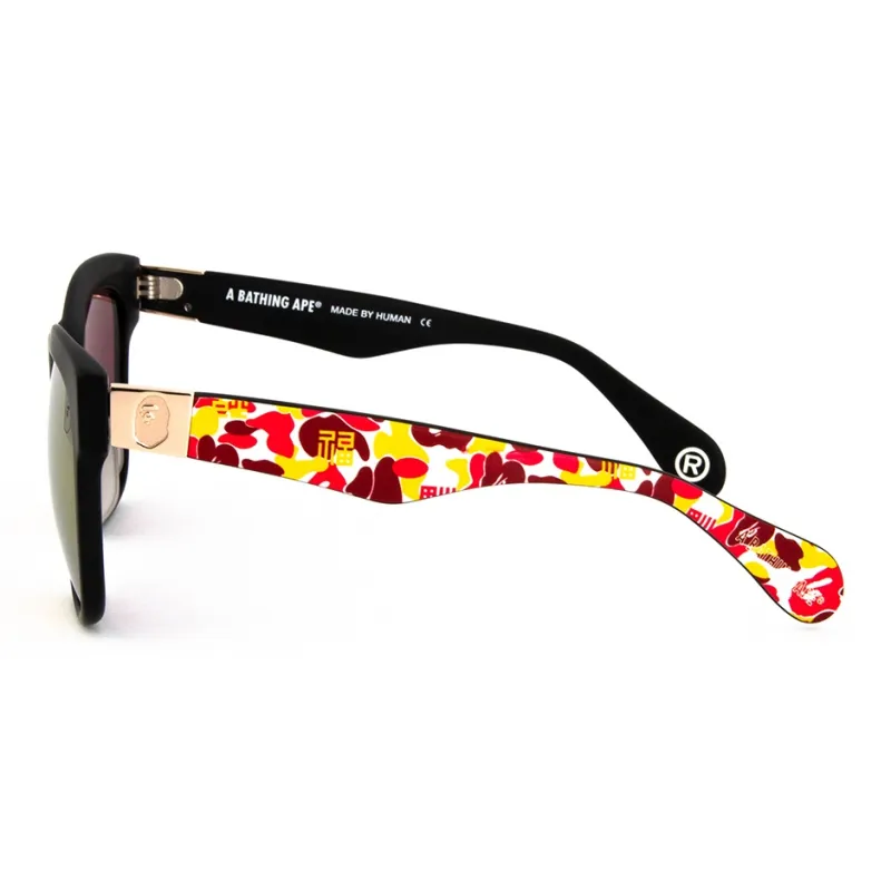 A BATHING APE Acetate Oval Sunglasses Unisex-2
