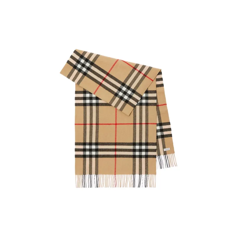 Burberry Check Cashmere Scarf-2