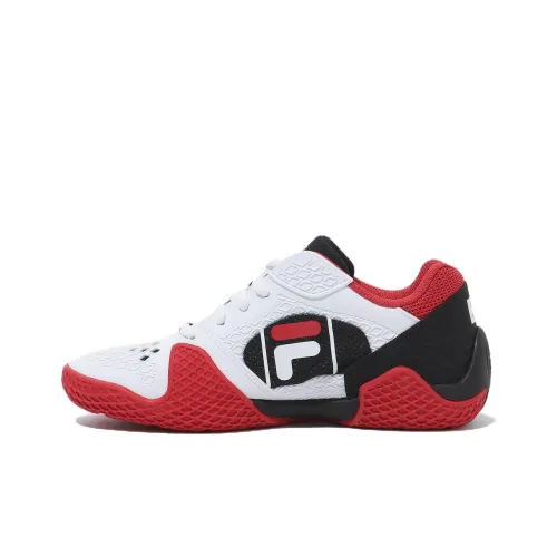 FILA Trainer Training Shoes Unisex Low-Top White/Red