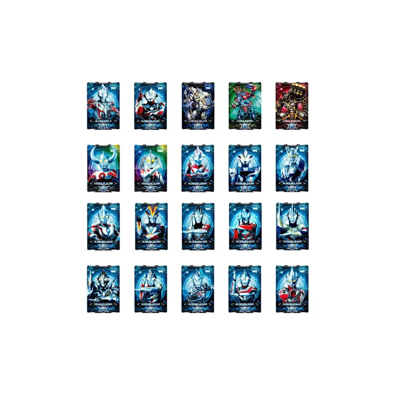BANDAI Ultraman Reissue, Ultraman A, Ultraman A Shimmery Exclusive Virtual Card Set 1 Model Accessories-1