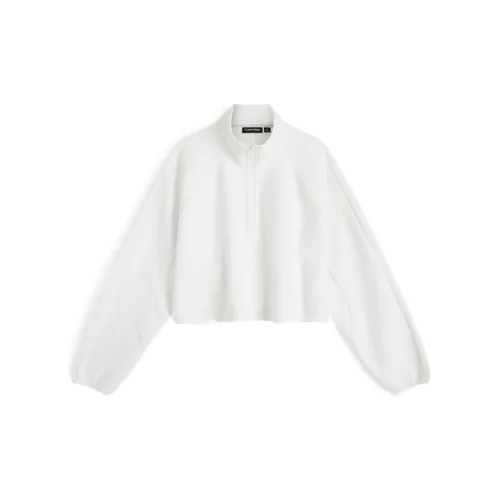 Calvin Klein Sweatshirts Women's Moon White