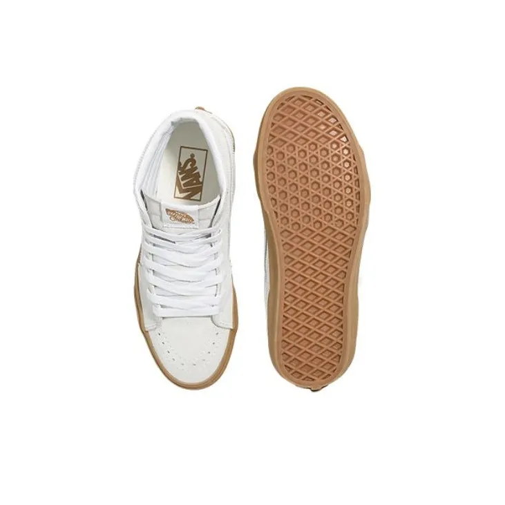 Vans Sk8 Hi Corduroy 'White Gum'-4