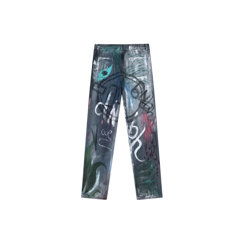 DNBH Jeans Unisex Mixed Flowers-1