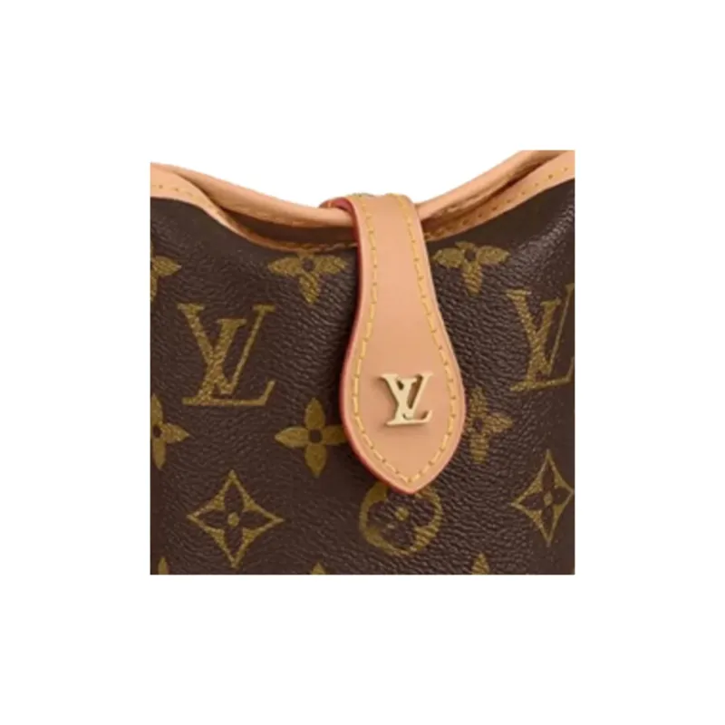 LOUIS VUITTON Fold Me Pouch Monogram Brown-5