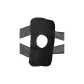 [4 Springs+Lace-Up][1 Pair]Black