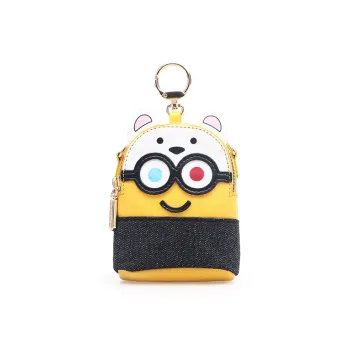 Disney Classic Pu Wallet Key Pouch Regular Unisex Yellow