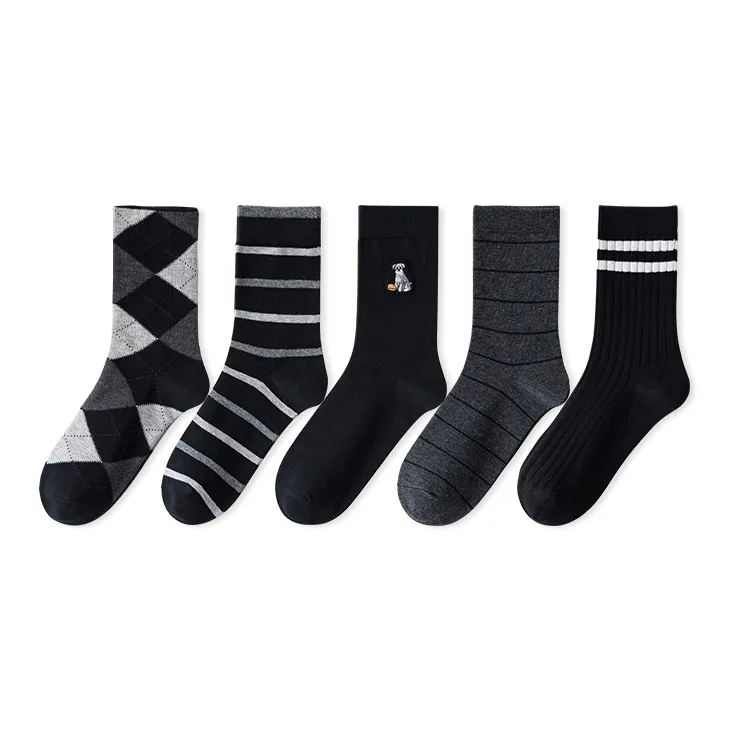 Caramella Mid Calf Socks Men's 5 Pack-6