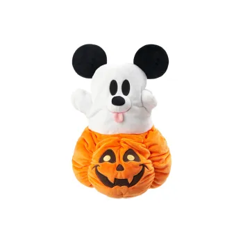 Disney Mickey 2023 Halloween Mickey And Friends Collection Pumpkin Plush Toys Dolls Plush Doll 24cm Height