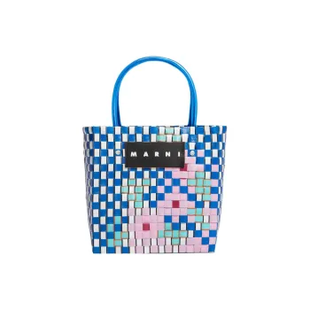 MARNI Polypropylene Tote Bag, Shopping Bag, Handbag Mini Women's Blue