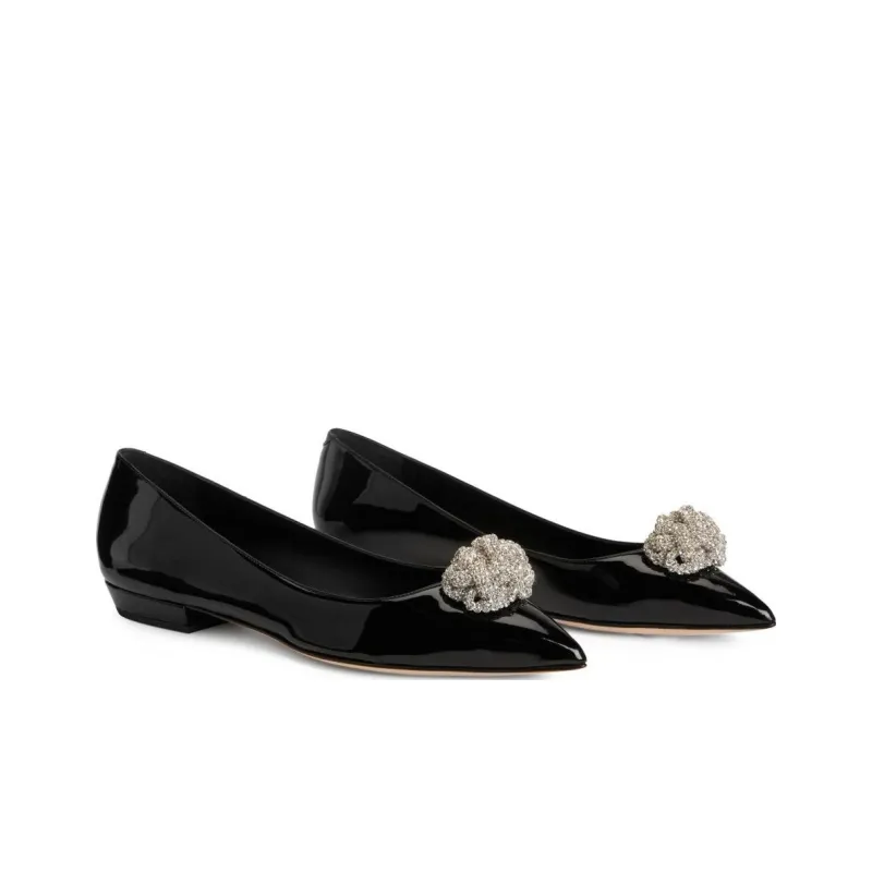 Giuseppe Zanotti Eglantine Crystal Ballerina Shoes Women's-2