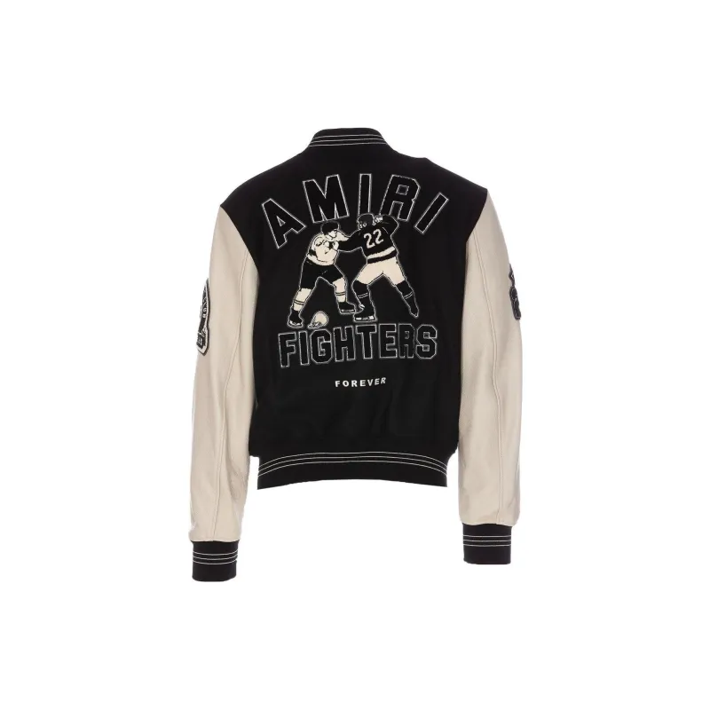 AMIRI Hockey Varsity Jacket-1