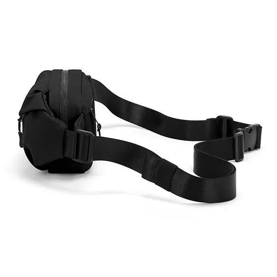 MashaLanti PVC Fanny Pack Crossbody Bags Regular Men's Black/Khaki-2